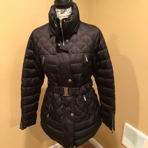 Laundry down hood puffer coat